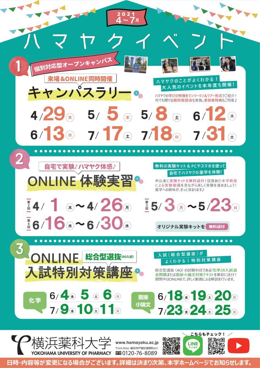 Recent Media 横浜薬科大学