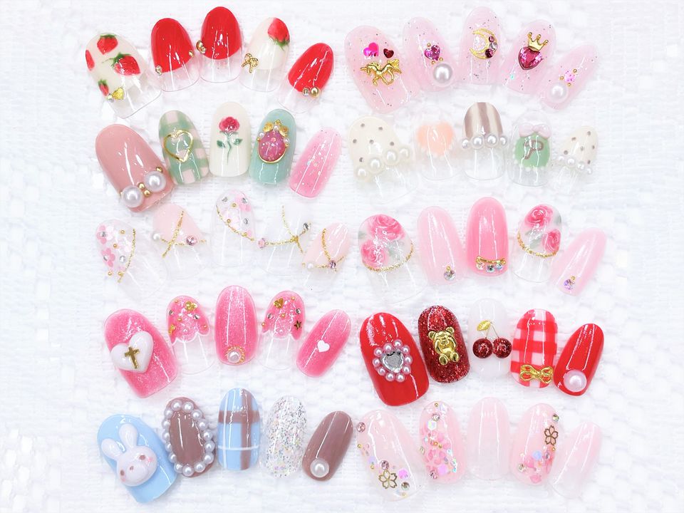 Nail Collection Pink Line Official Account