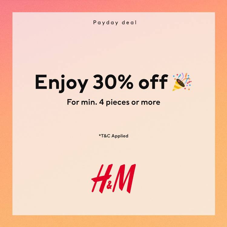 Diskon on sale h&m 2019