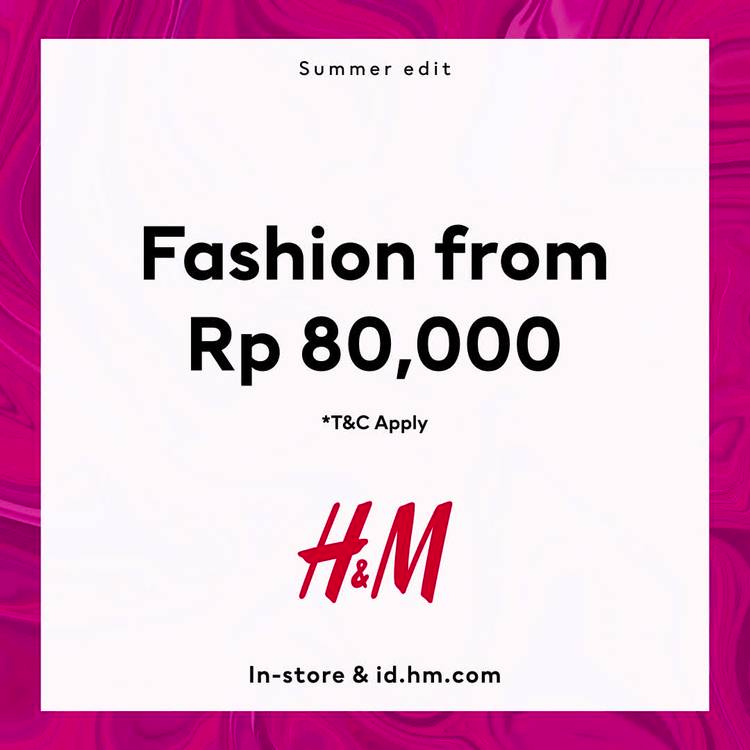 Promo hotsell h&m 2019