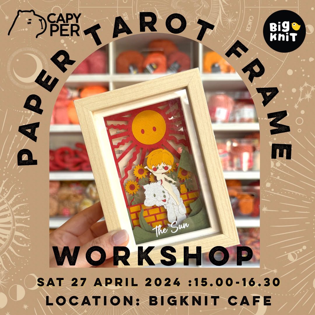 รอบ 15.00-16.30 Paper Tarot Frame Workshop