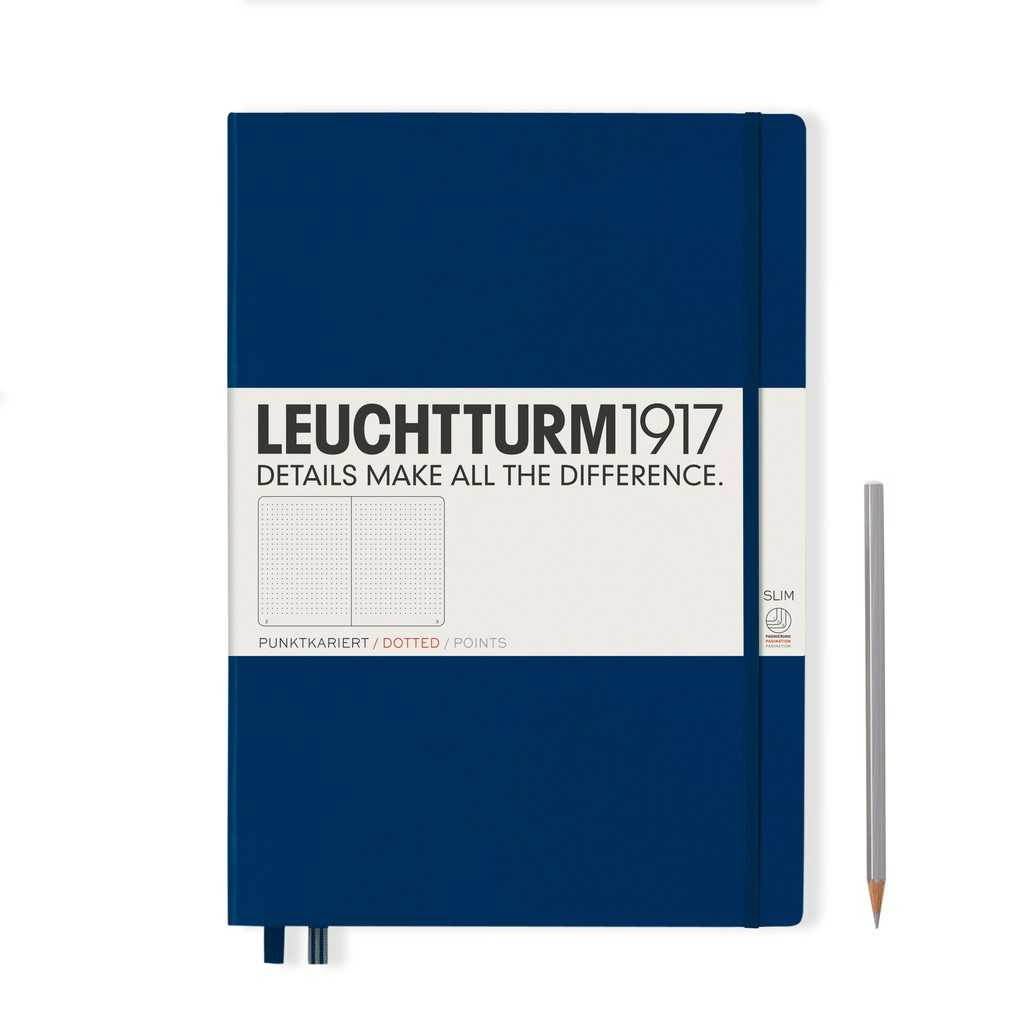 Leuchtturm1917 Hardcover Notebooks Navy สมุดโน๊ต Leuchtturm1917 ปกแข็ง สีกรมท่า