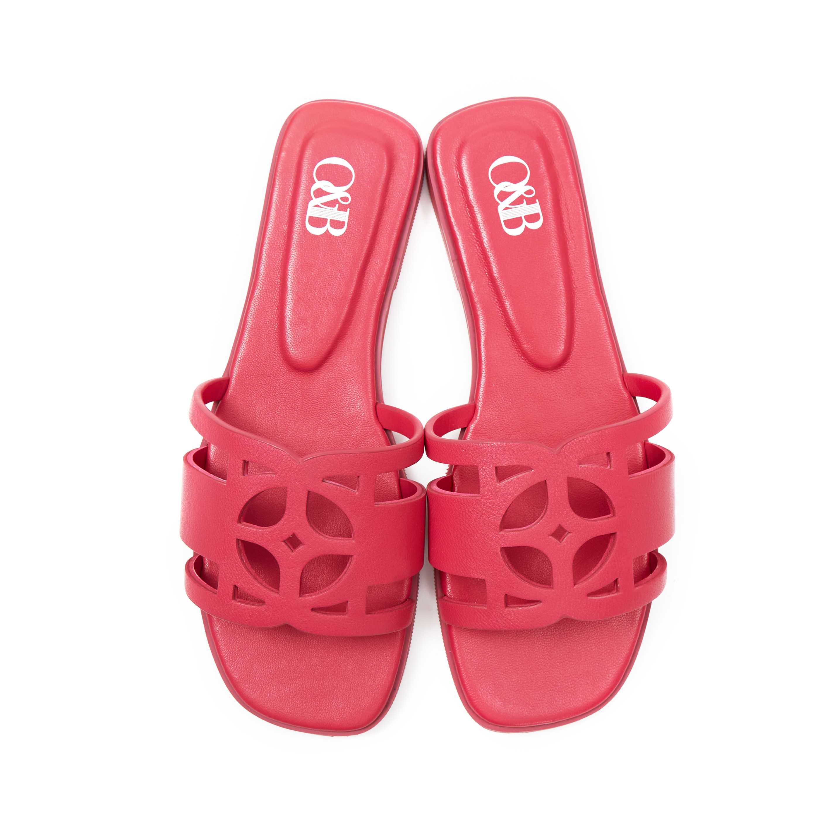 O&B Sandals in Jazzberry