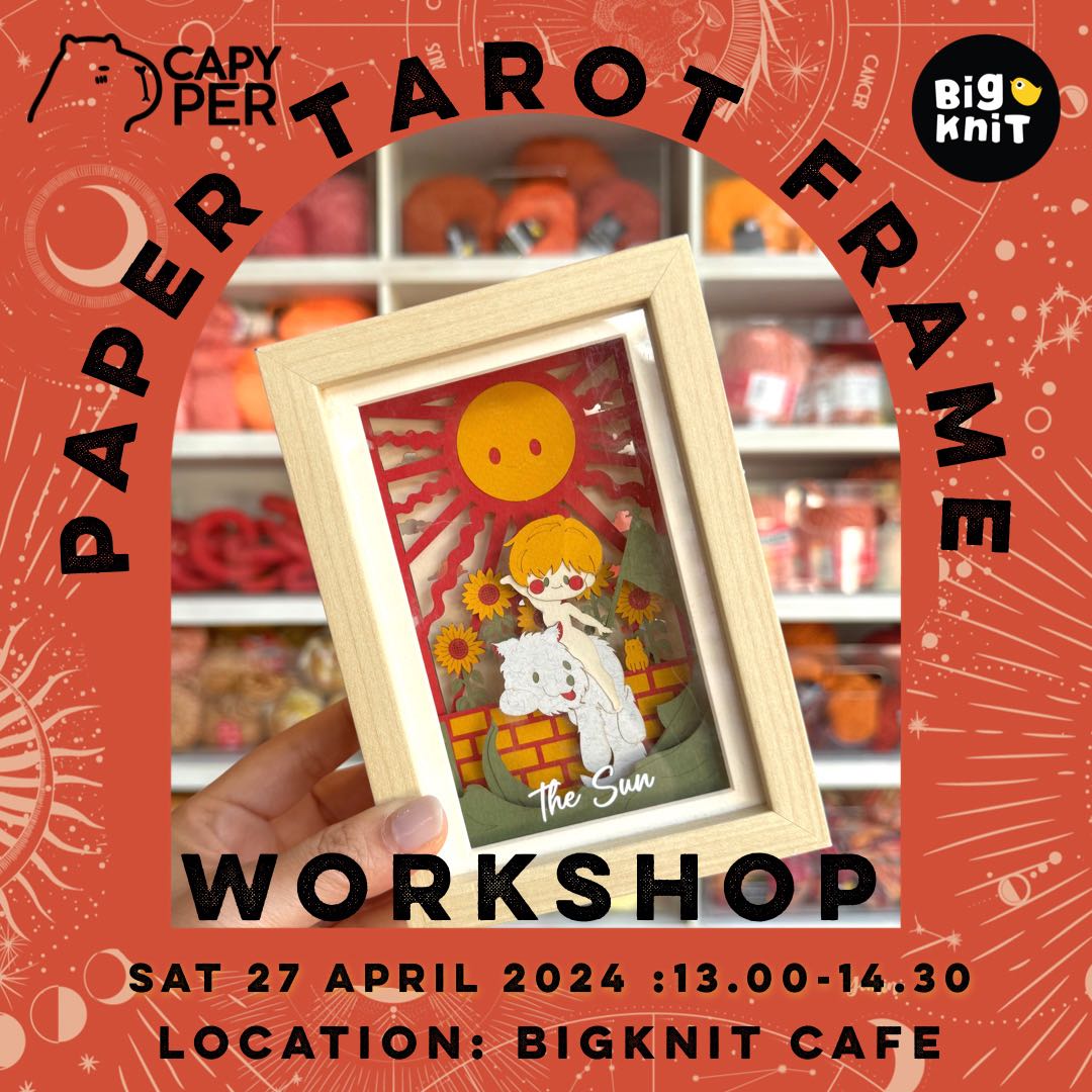 รอบ 13.00-14.30 Paper Tarot Frame Workshop