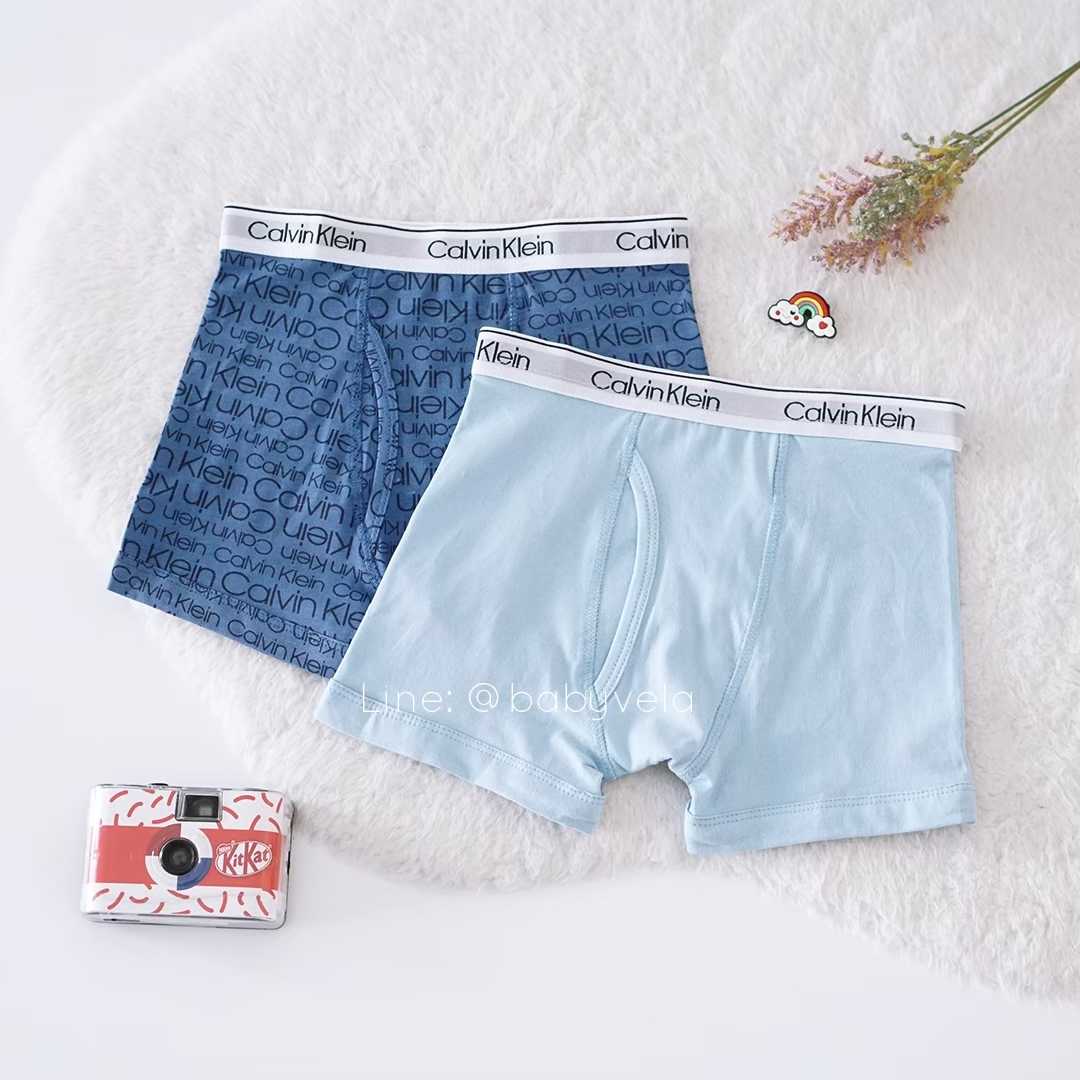 CK 2-Pk. Cotton Boxer Briefs (Blue)