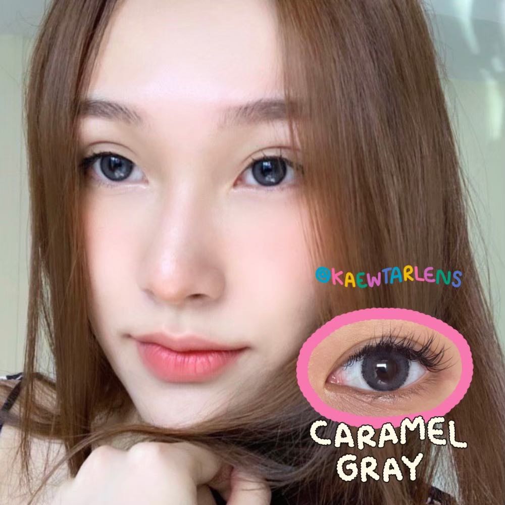 Caramel gray สายตาปกติ -KT02