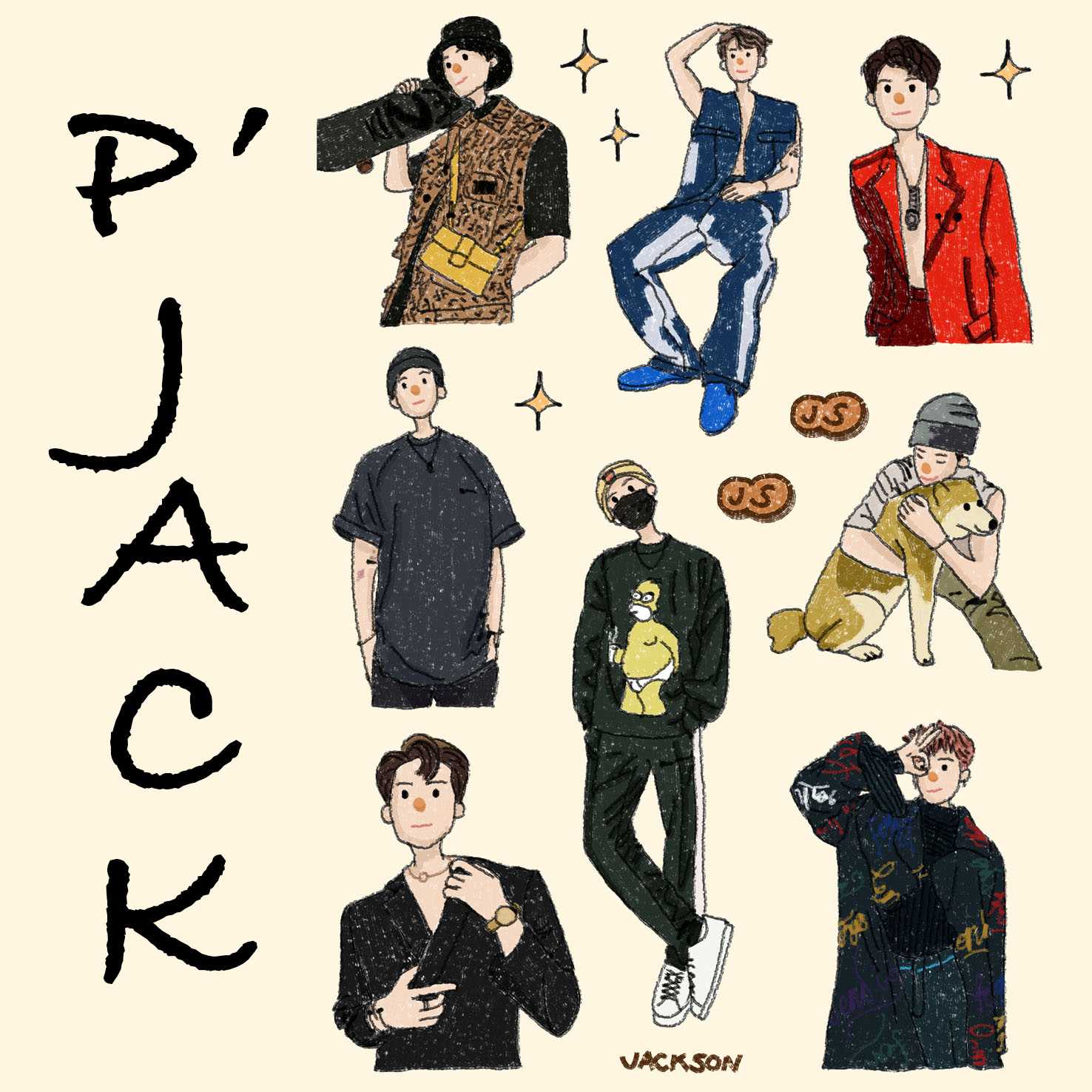Jackson sticker 💚