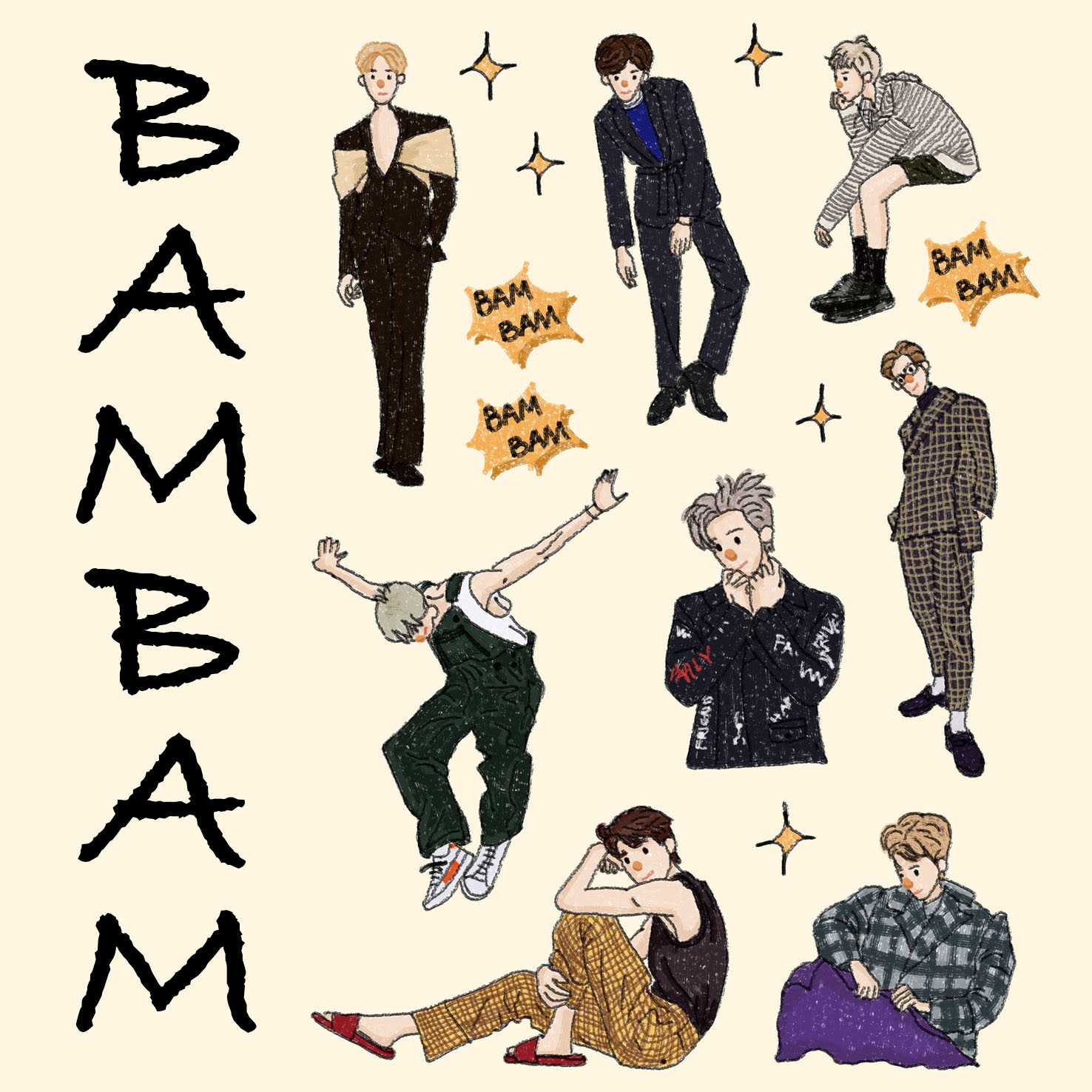 BamBam sticker 💚