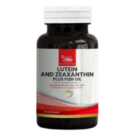 ลูทีน แอนด์ซีแซนทีน ผสมน้ำมันปลา LUTEIN and Zeaxanthin Plus Fish Oil 60 แคปซูล