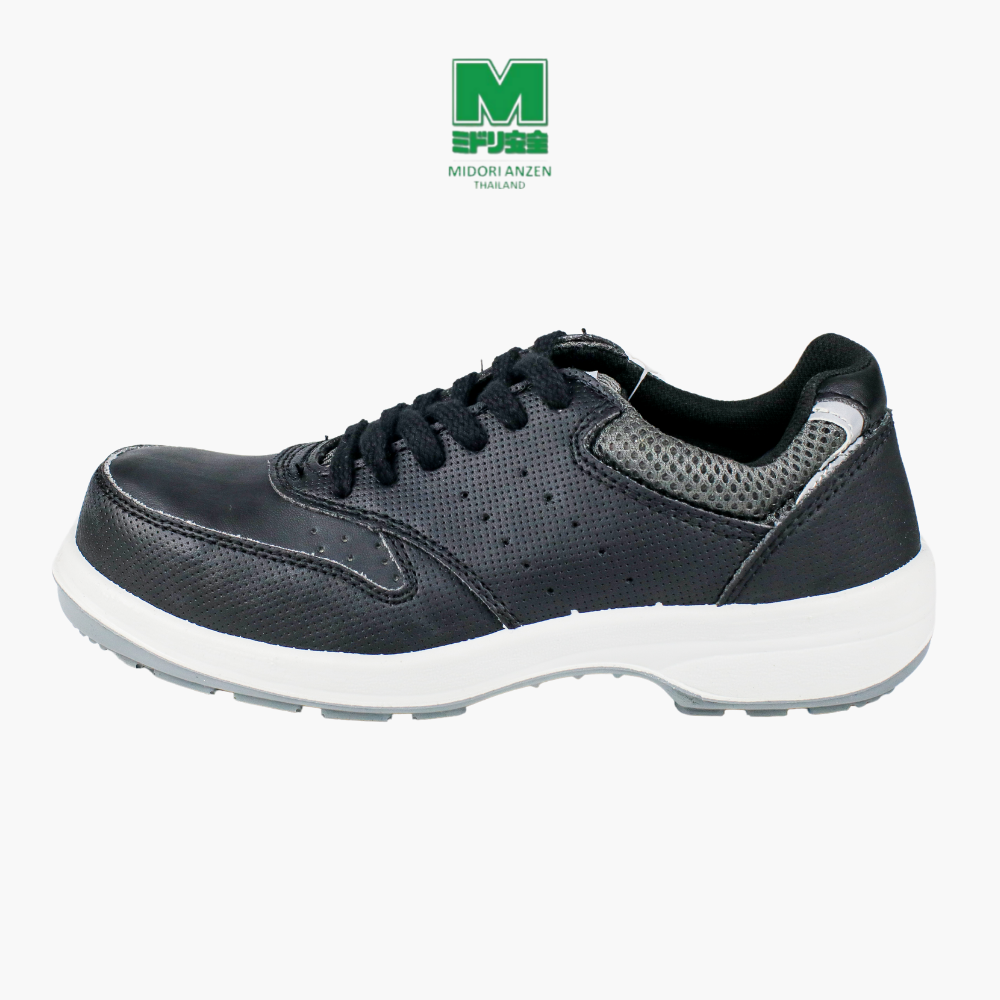 MSZ090 Safety Sneaker Resin toecap  /  รองเท้าเซฟตี้ สไตล์สนีคเกอร์ สีดำ