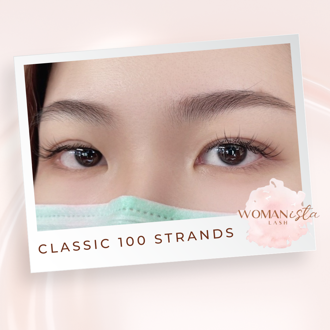 Classic Eyelashes Extensions (100 Strands)