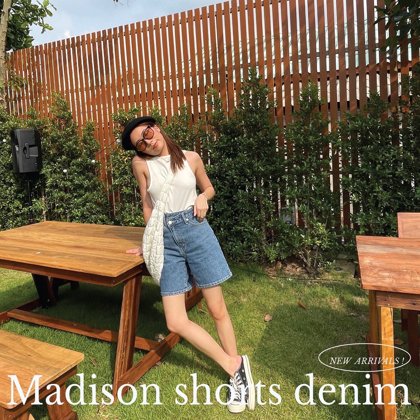 madison shorts denim