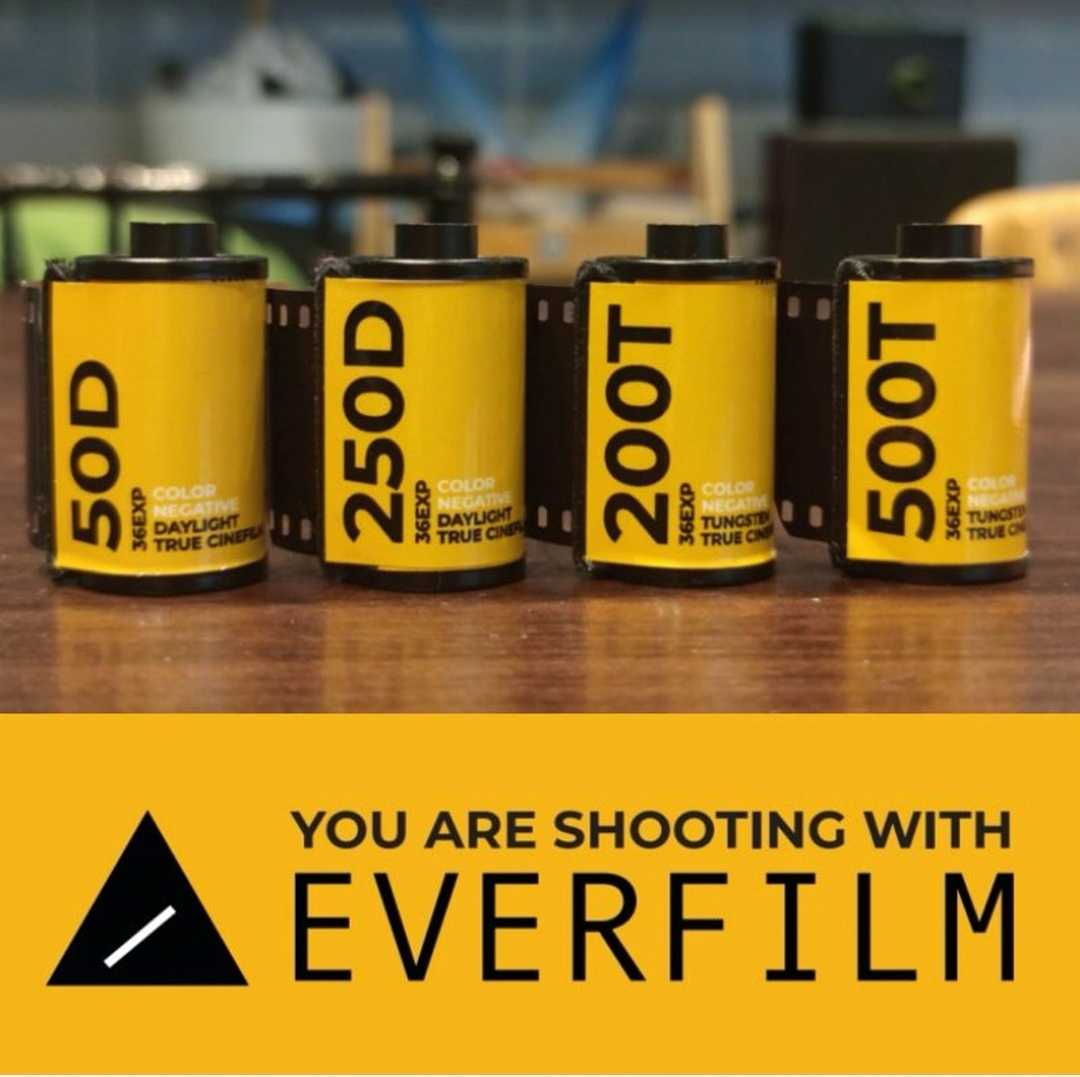 [135color] EVERFILM Cinefilm 35mm 50D, 250D, 200T & 500T Color Negative Film Process ECN2