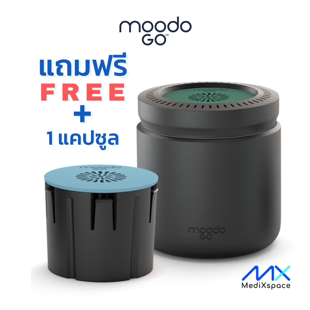 MoodoGo Aroma เครื่องทำความหอมแบบพกพา บนรถยนต์