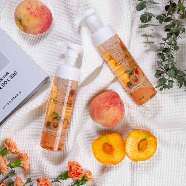 GADWELL Peach Apricot Foaming Whip Body Wash Gadwell สบู่เนื้อโฟมกลิ่นพีชแอปริคอต แพ็คคู่