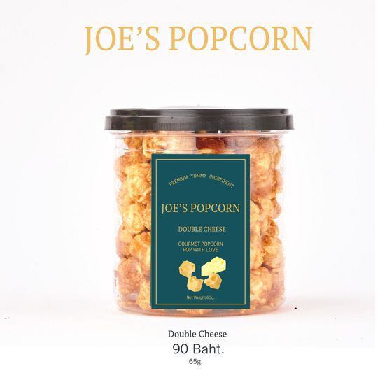 โจป๊อปคอร์นข้าวโพดอบกรอบ ดับเบิ้ลชีส joe’s popcorn