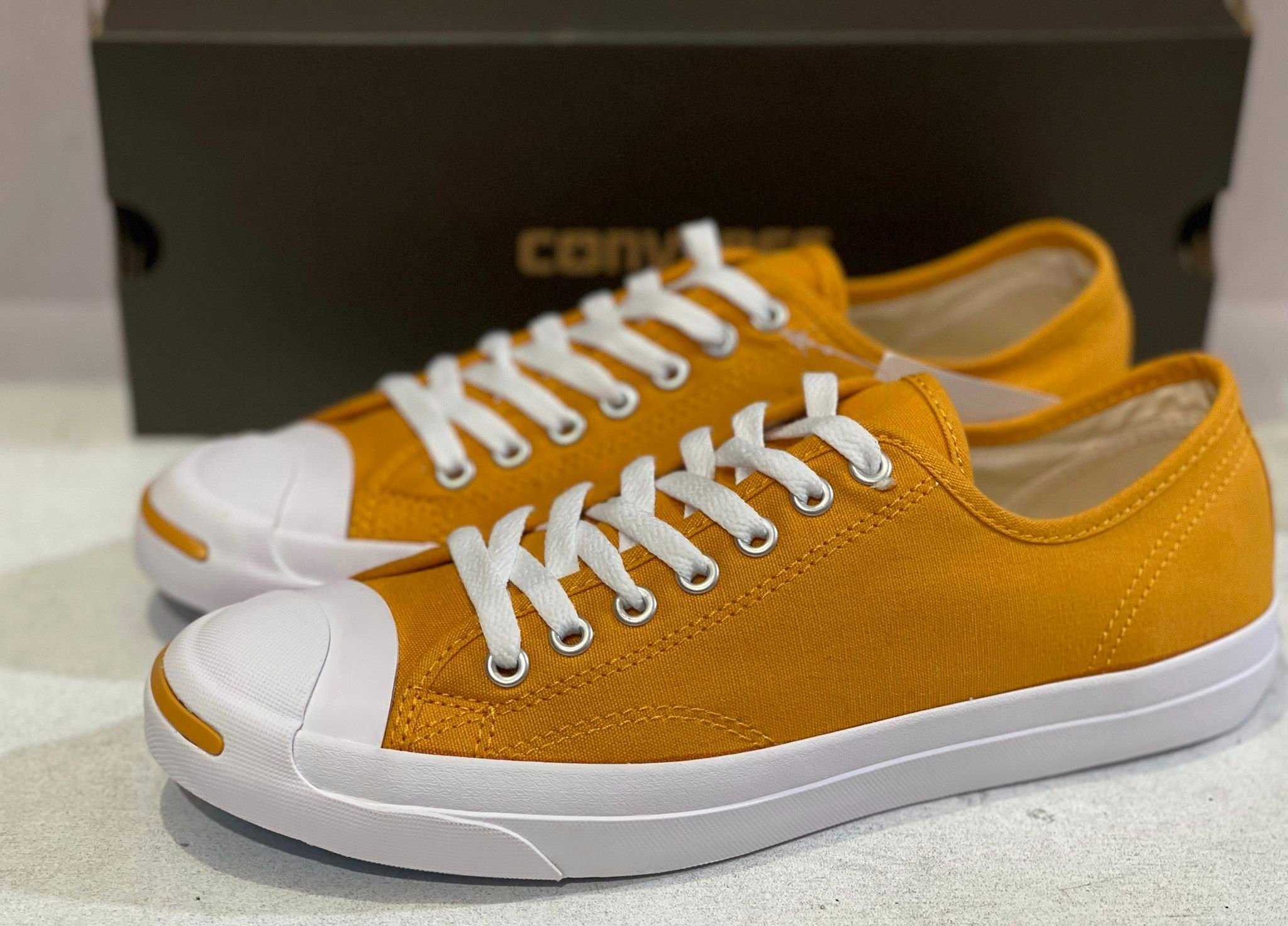 Converse Jack Purcell CP OX Made in Indonesia-Collection 2019 (สีเหลืองมัสตาร์ด)