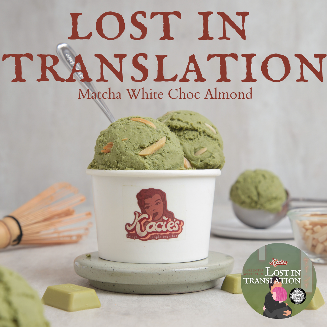 Lost in Translation - Green Tea White Chocolate with Almond and White choc chip