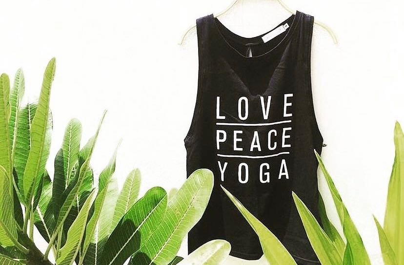 Open back top - LOVE PEACE YOGA 