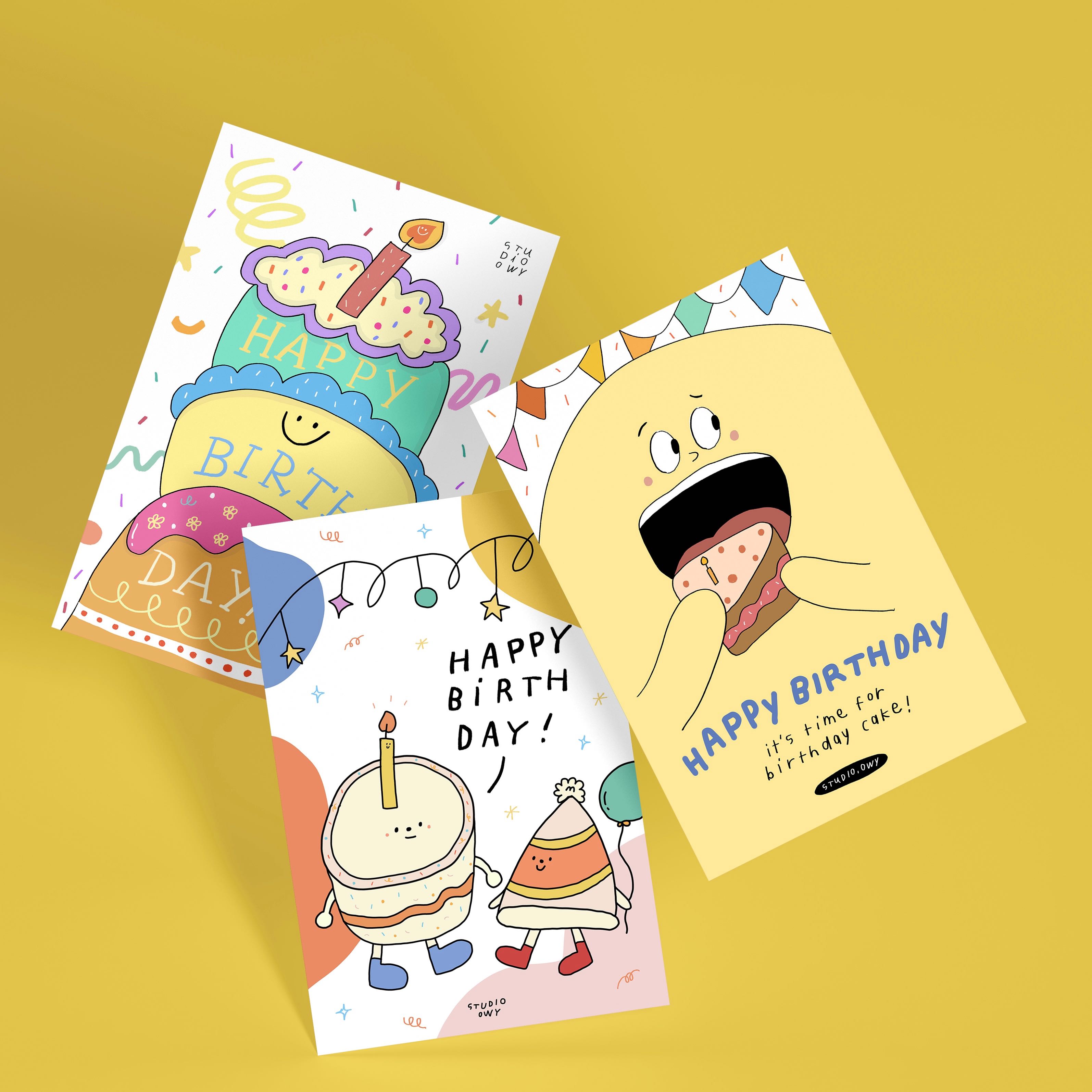 🎂 Birthday Card | 21 Designs