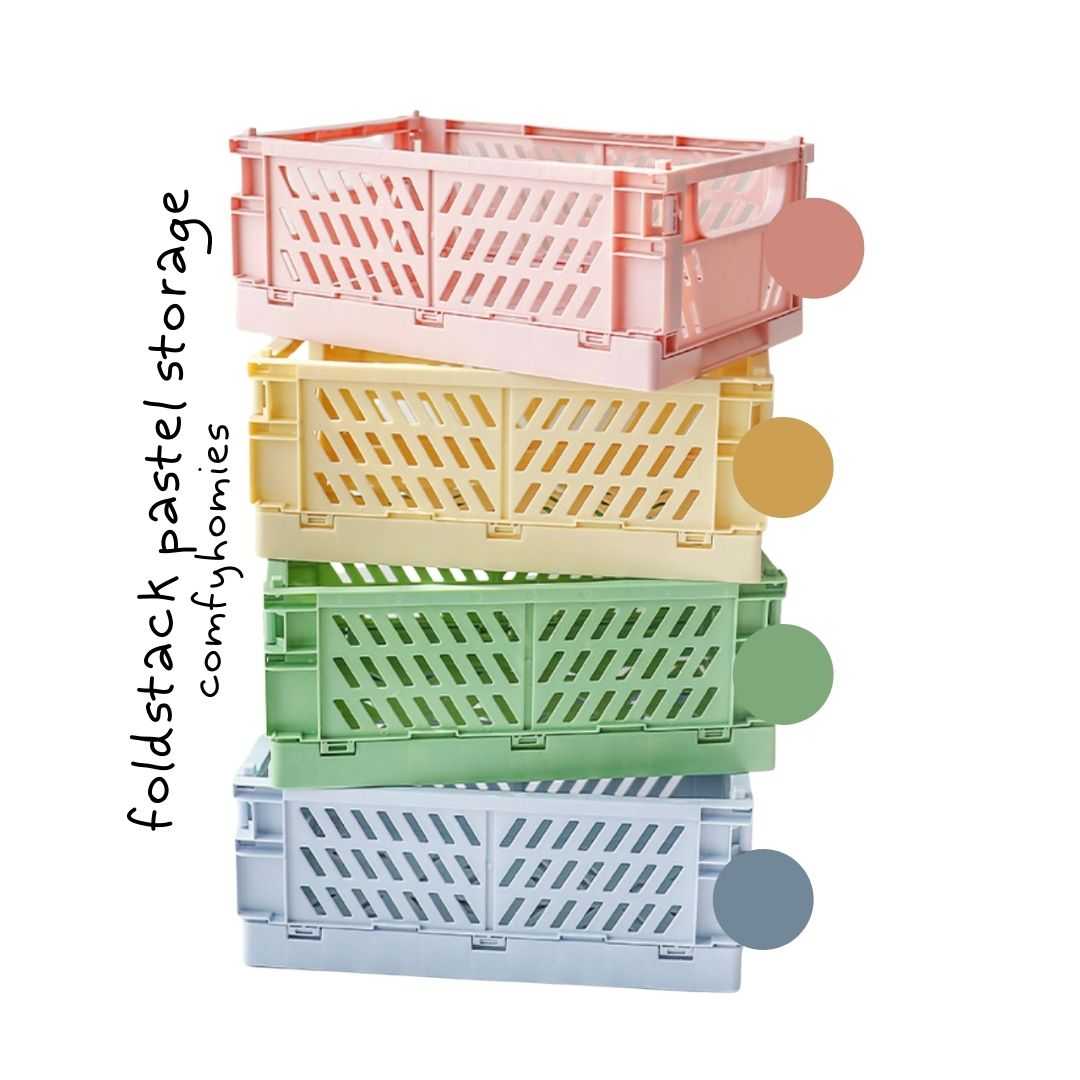 FOLDSTACK PASTEL STORAGE /พร้อมส่ง/