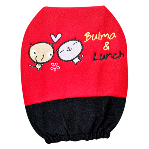 Bulma & Lunch ที่หุ้มหัวเบาะแดงดำ 909-232