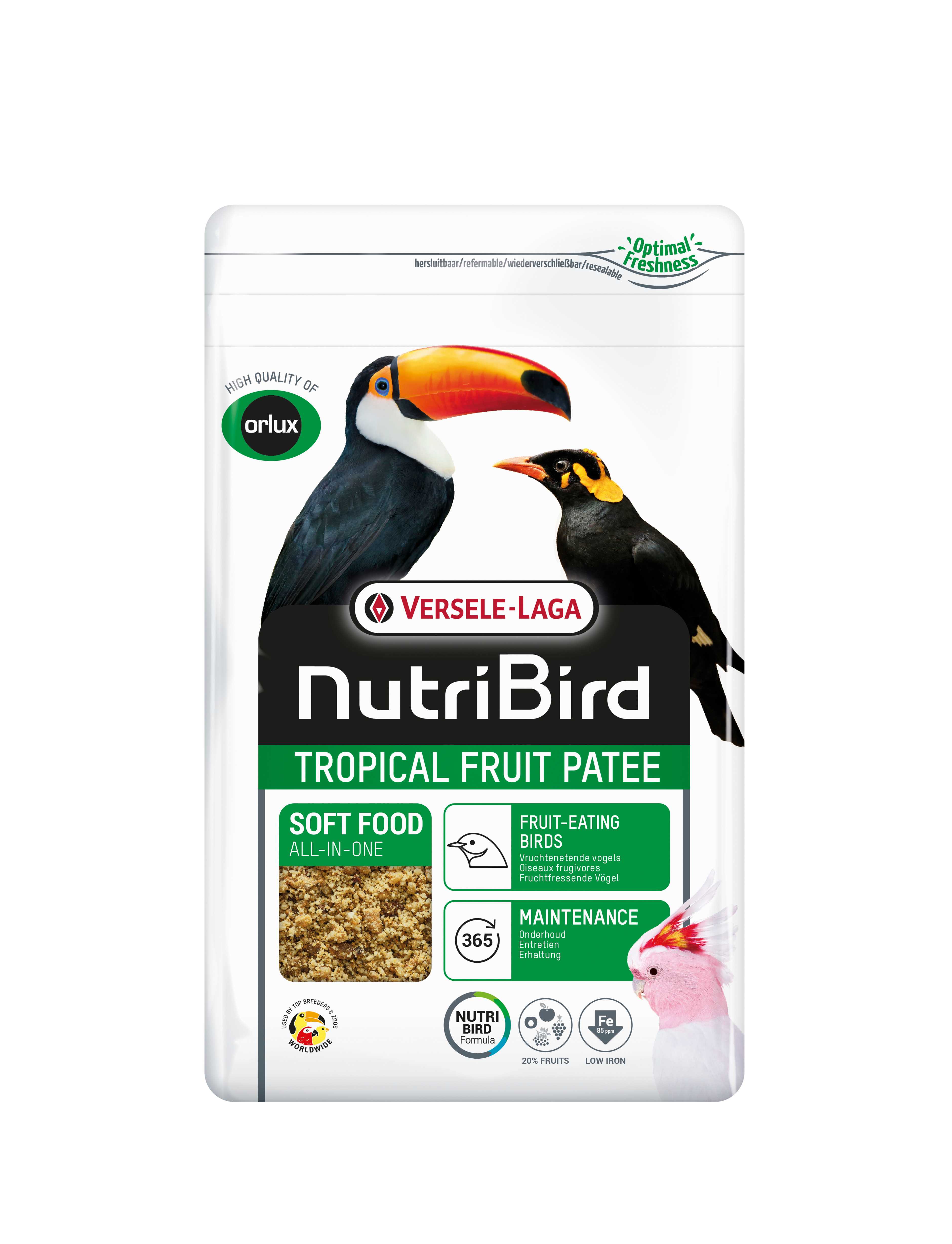 NutriBird Tropical Fruit patee 1kg.