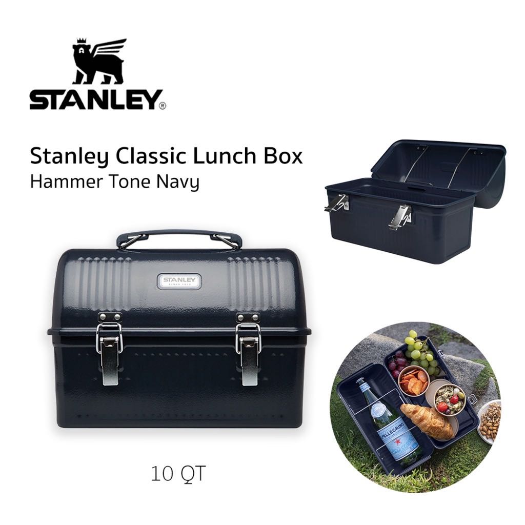 Stanley Steel Lunch Box  10 QT สี Hammer tone navy กล่องจัดเก็บอเนกประสงค์