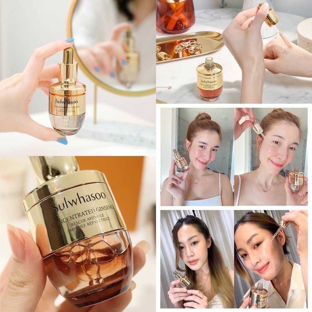 SULWHASOO ผลิตภัณฑ์บำรุงผิวหน้า Concentrated Ginseng Rescue Ampoule 20ml