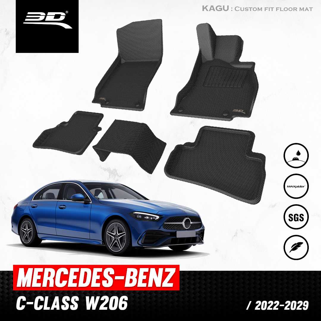พรมปูพื้นรถยนต์ MERCEDES-BENZ C-SALOONS (W206) 2022-2029