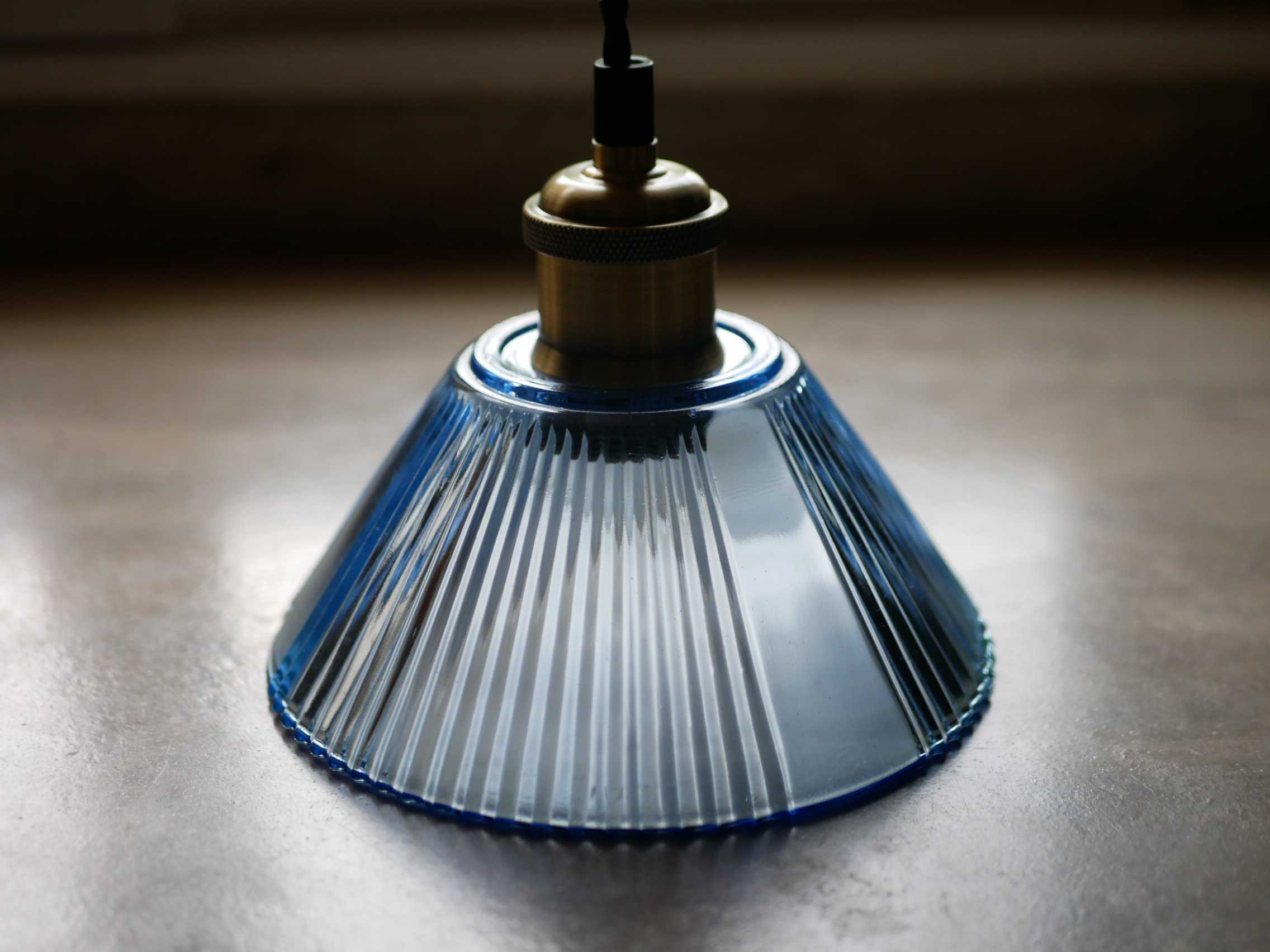 craft lamp ... line design blue (M33)
