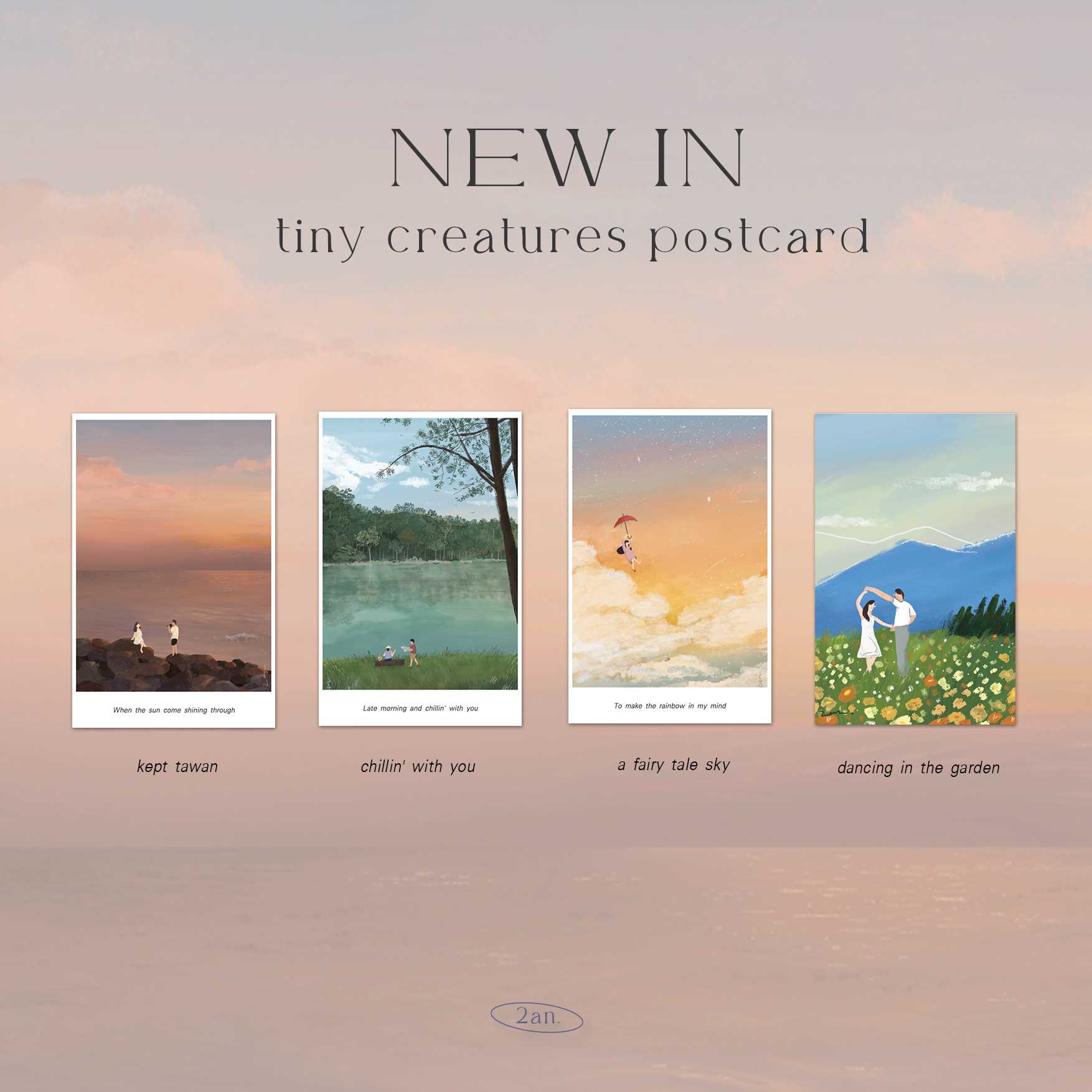 Postcard - Tiny creatures (1/2)