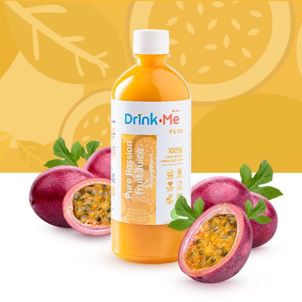 “อาหารยอดฮิต” Pure Passion Fruit Juice 500ml