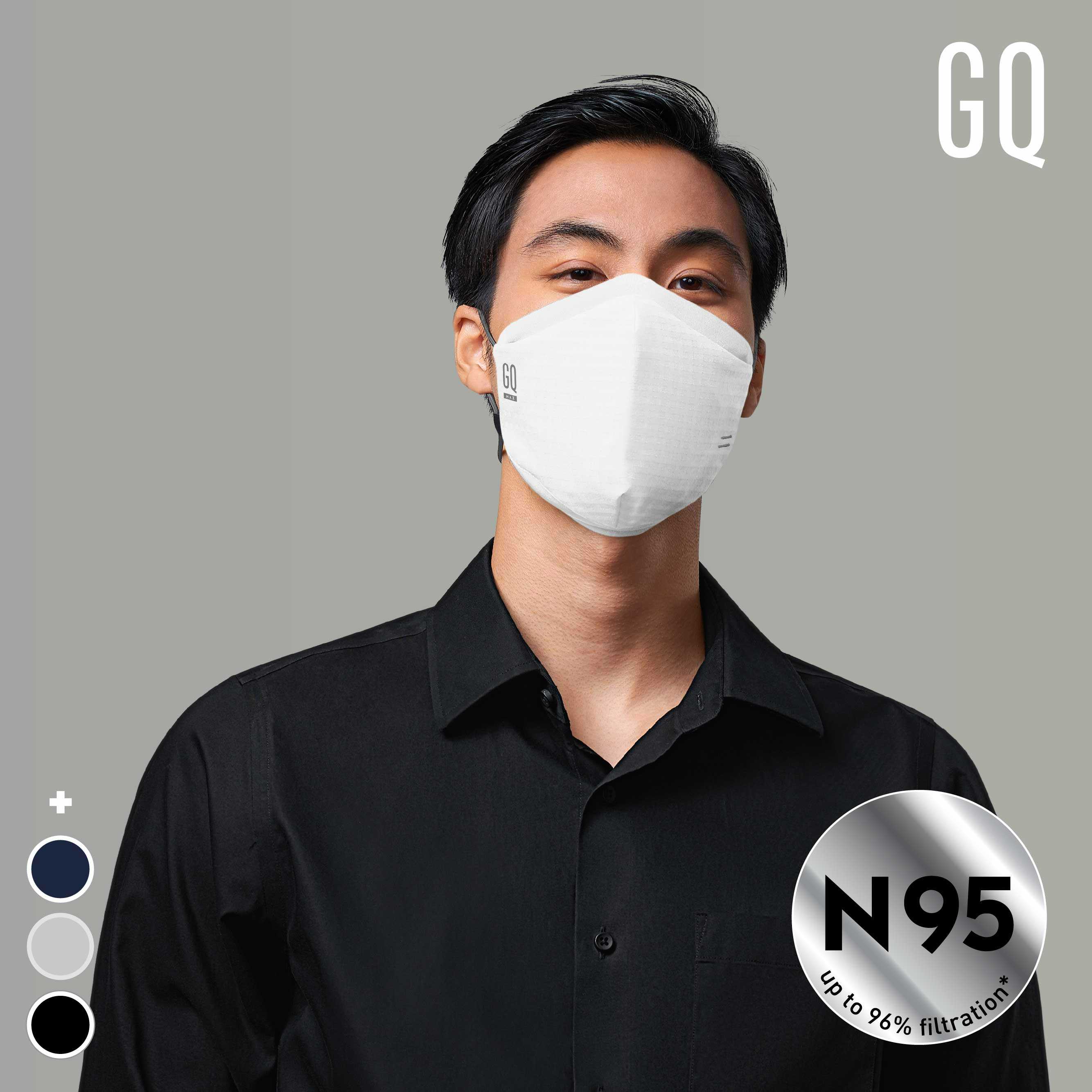 GQMax™ Mask หน้ากากผ้าสะท้อนน้ำและกันฝุ่น PM2.5