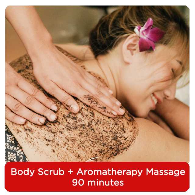 [𝗖𝗼𝘂𝗽𝗹𝗲 𝗣𝗮𝗰𝗸𝗮𝗴𝗲] Body Scrub + Aromatherapy Massage 90 mins