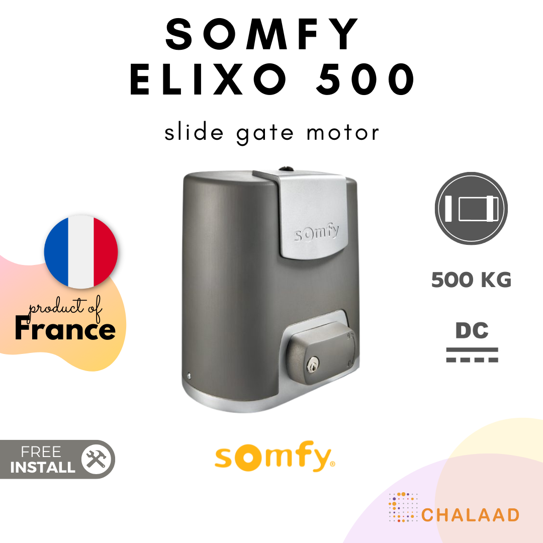 [รวมติดตั้ง] Somfy Elixo 500 มอเตอร์รั้ว สไลด์ + สั่งผ่านมือถือ สั่งด้วยเสียง Apple HomeKit Google