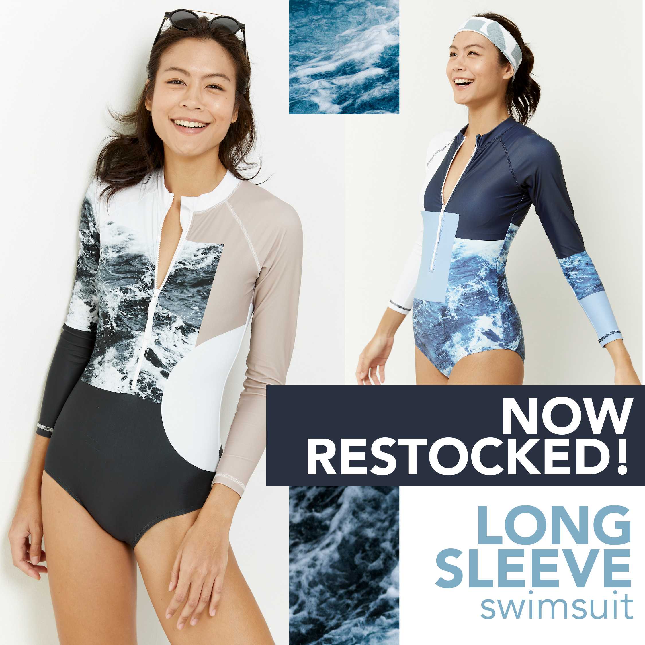 The Wave Long Sleeve Swimsuit