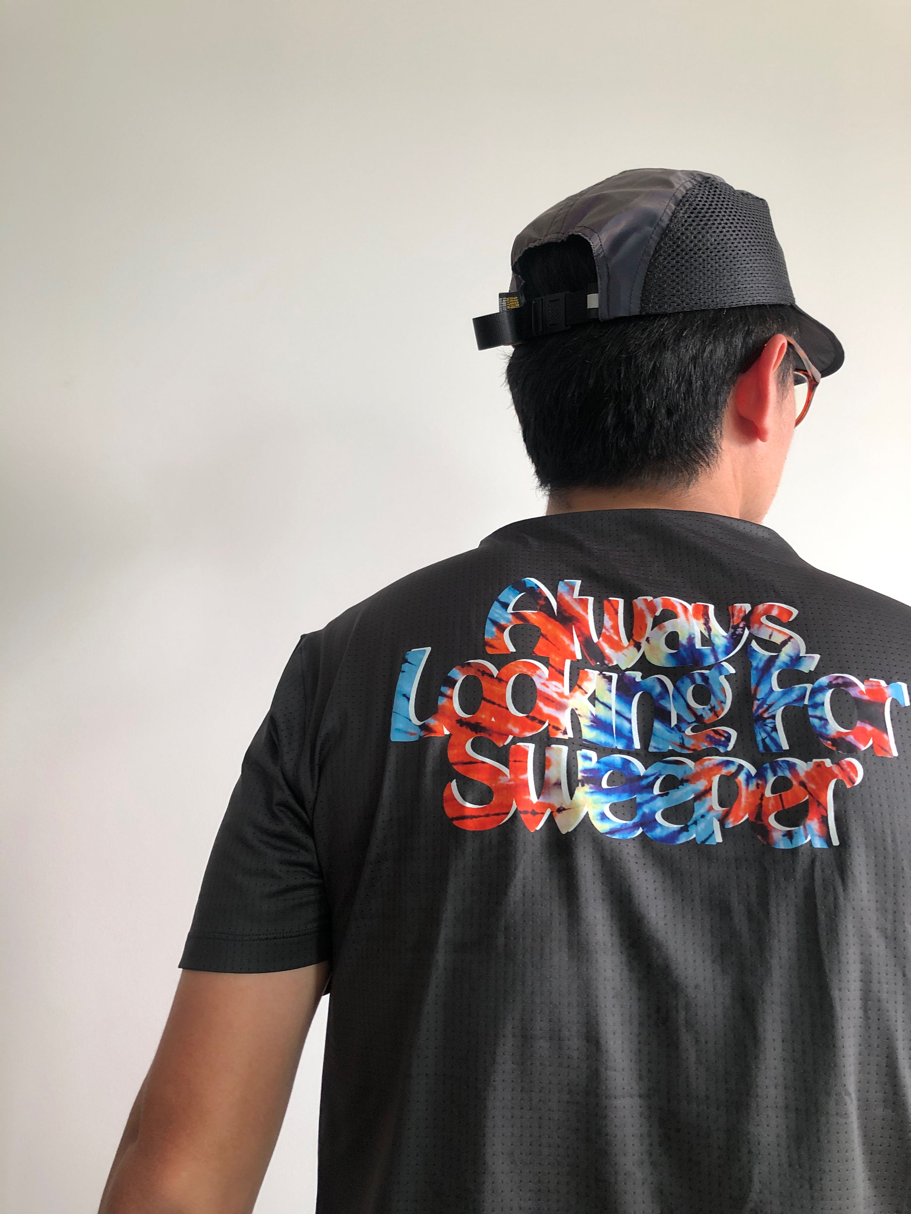 SCSL No Pacer Needed (black/tie dye) coolmax shirt