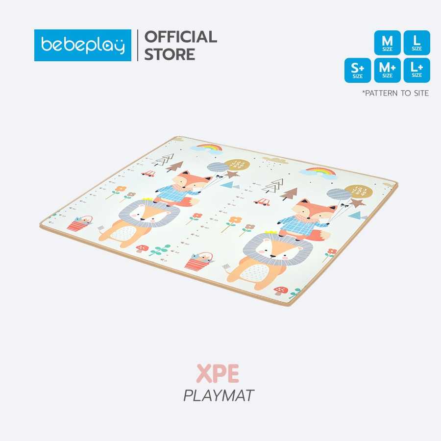 Bebeplay แผ่นรองคลาน XPE แบบม้วน ไซส์ M (150x150cm)  1 แผ่น มี 2 ลาย