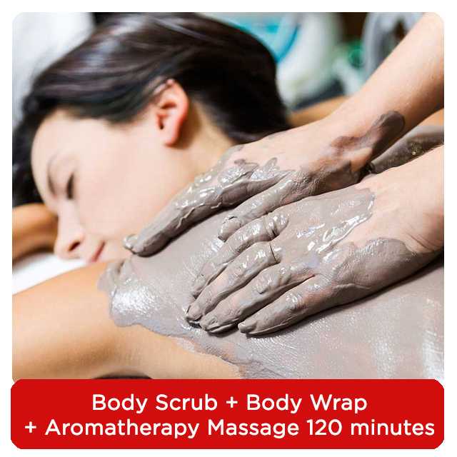 [𝗖𝗼𝘂𝗽𝗹𝗲 𝗣𝗮𝗰𝗸𝗮𝗴𝗲] Body Scrub + Wrap + Aromatherapy Massage 120 mins
