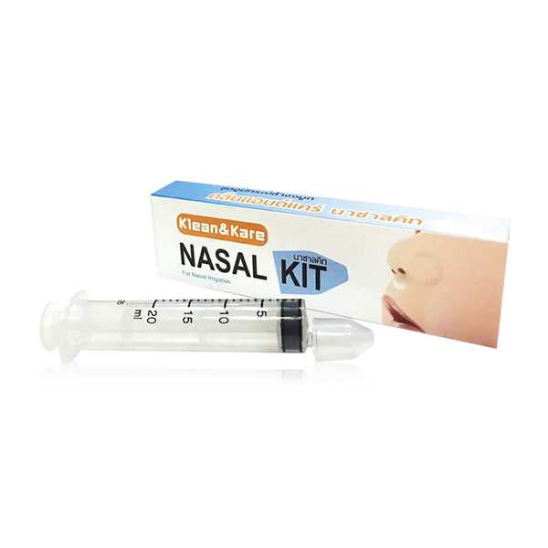 Klean&Kare Nasal Kit ชุดอุปกรณ์ล้างจมูก คลีนแอนด์แคร์ นาซาลคิท 1 ชุด A