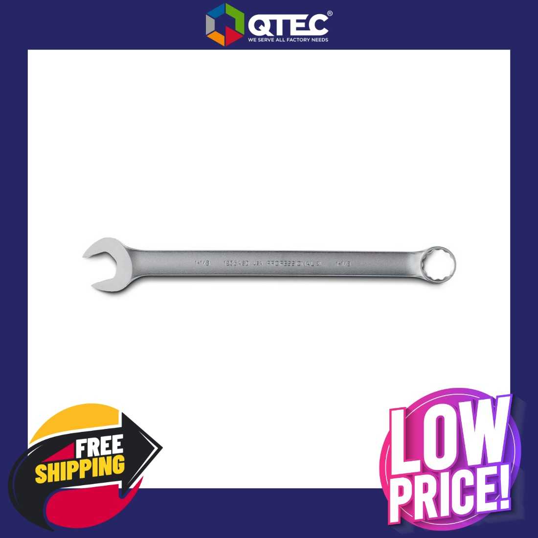 (ส่งฟรี) ประแจแหวนข้างปากตาย SATIN COMBINATION WRENCH 1-1/8'' - 12 POINT - Proto 1236ASD