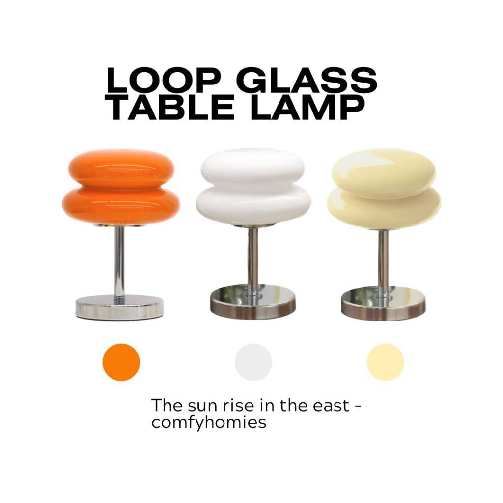 LOOP GLASS TABLE LAMP/พร้อมส่ง/