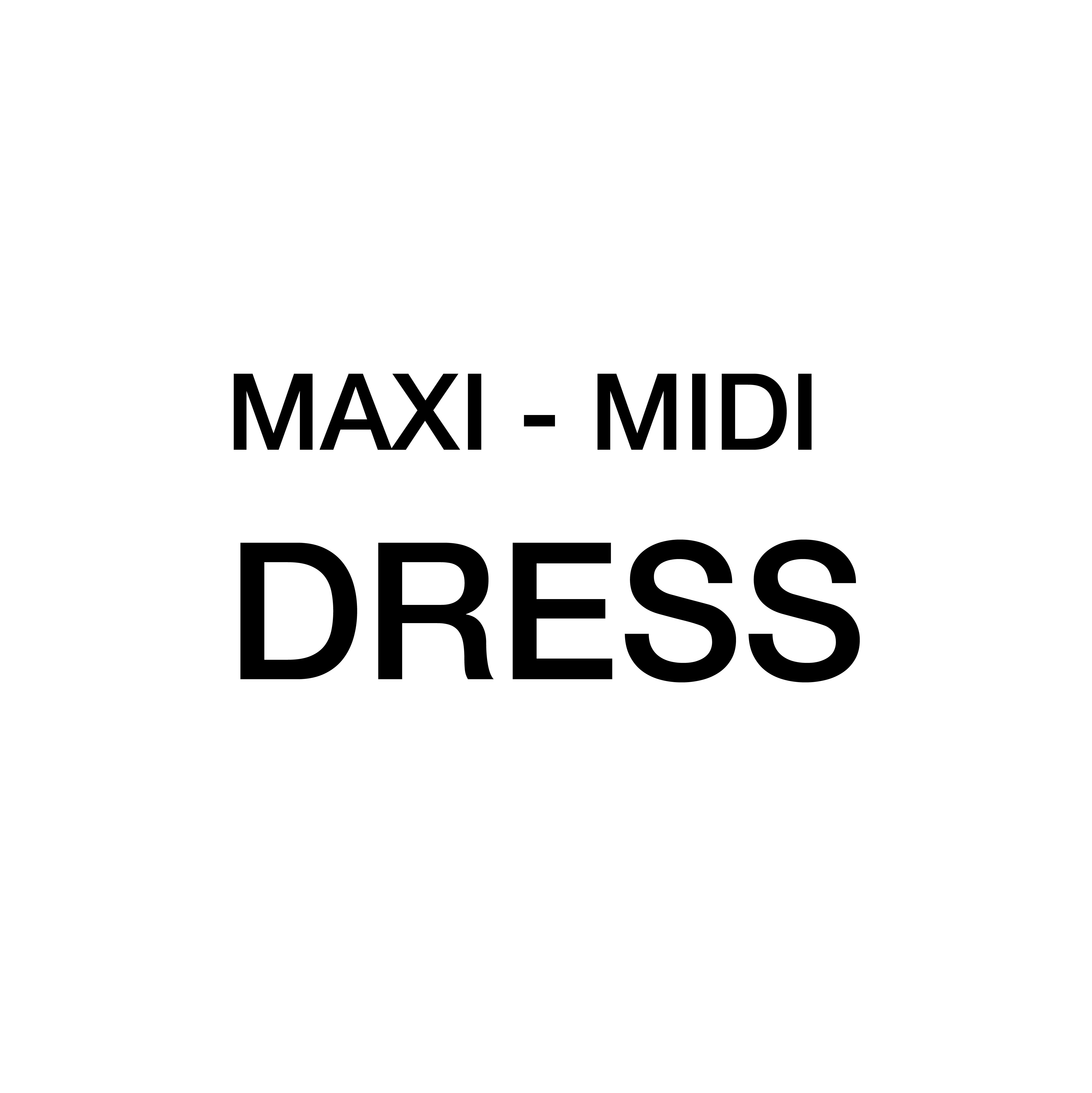 MAXI & MIDI DRESS