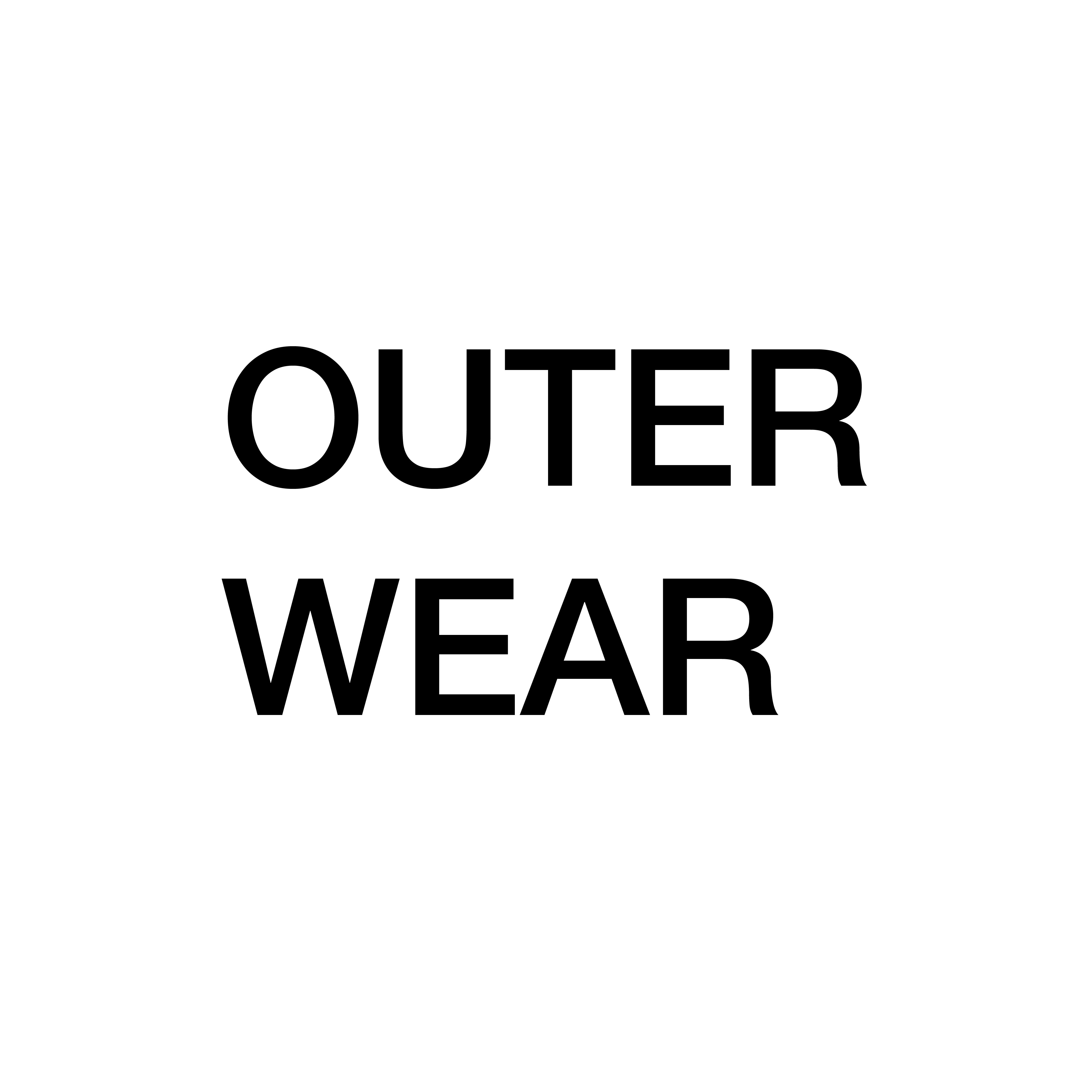 OUTERWEAR (complete look)