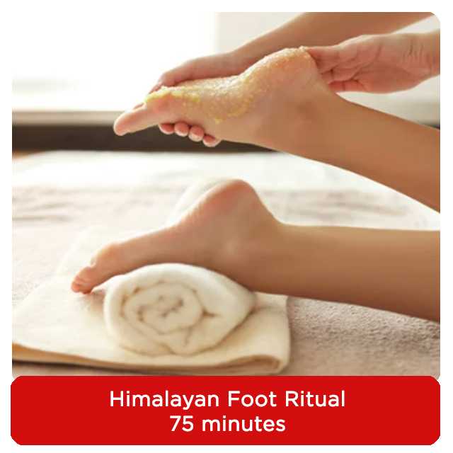 [𝟭 𝗽𝗲𝗿𝘀𝗼𝗻] Himalayan Foot Ritual 75 mins