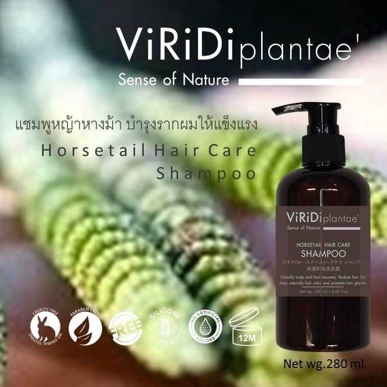 แชมพูลดผมร่วง - Viridi plantae Horsetail Haire Care Shampoo