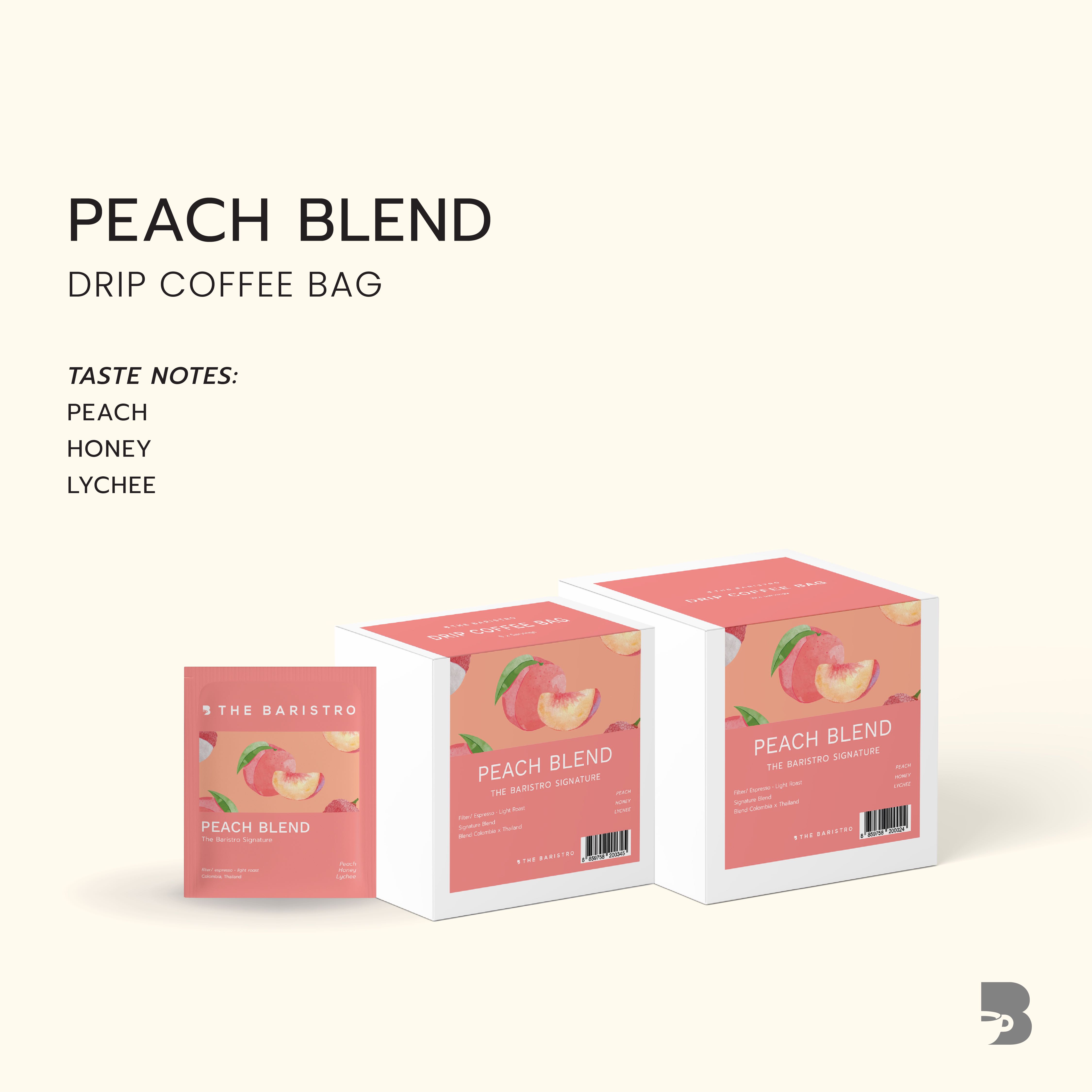 Peach Blend Drip Coffee Bag