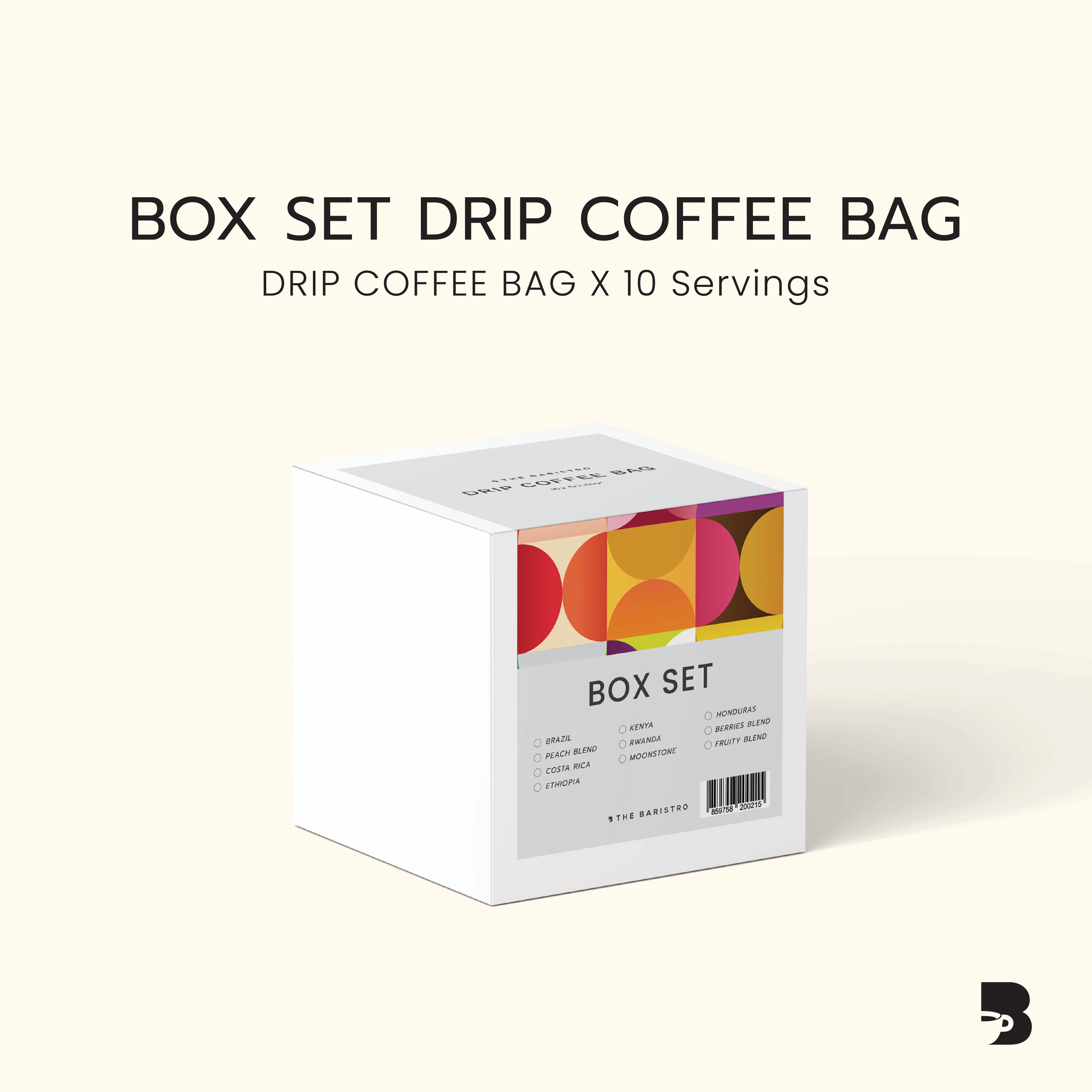 Box Set Drip Coffee Bag (10 Servings)