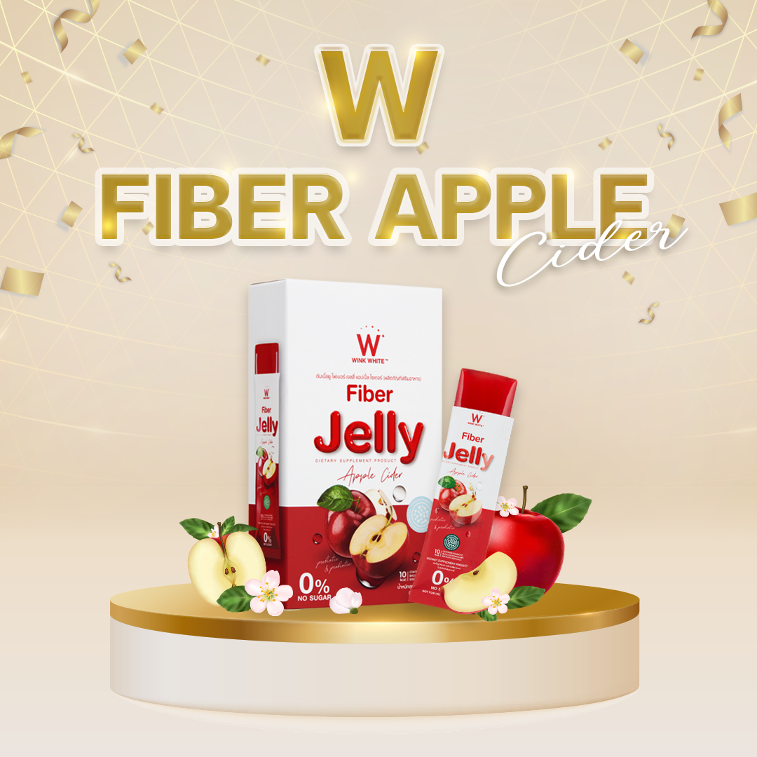 SET W JELLY FIBER APPLE CIDER